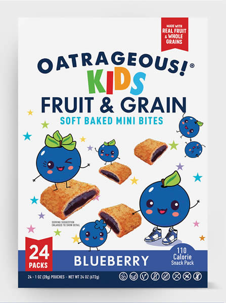 Blueberry Fruit & Grain Soft Baked Mini Bites