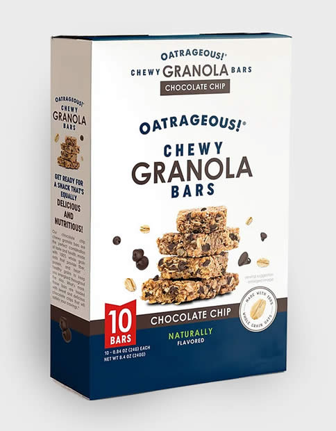 Chocolate Chip Chewy Granola Bars
