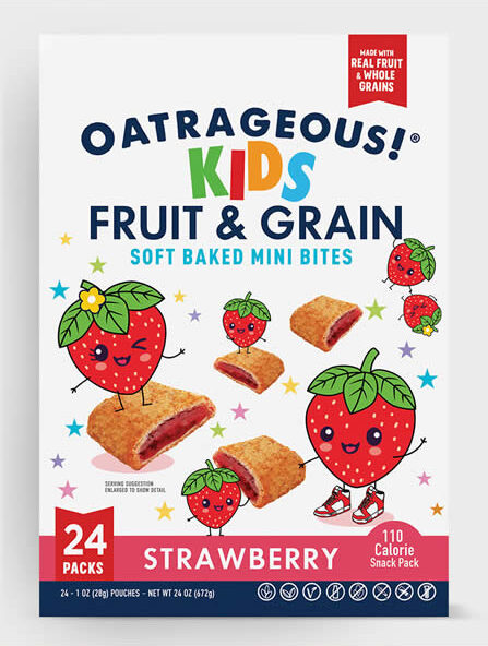 Strawberry Fruit& Grain Soft Baked Mini Bites